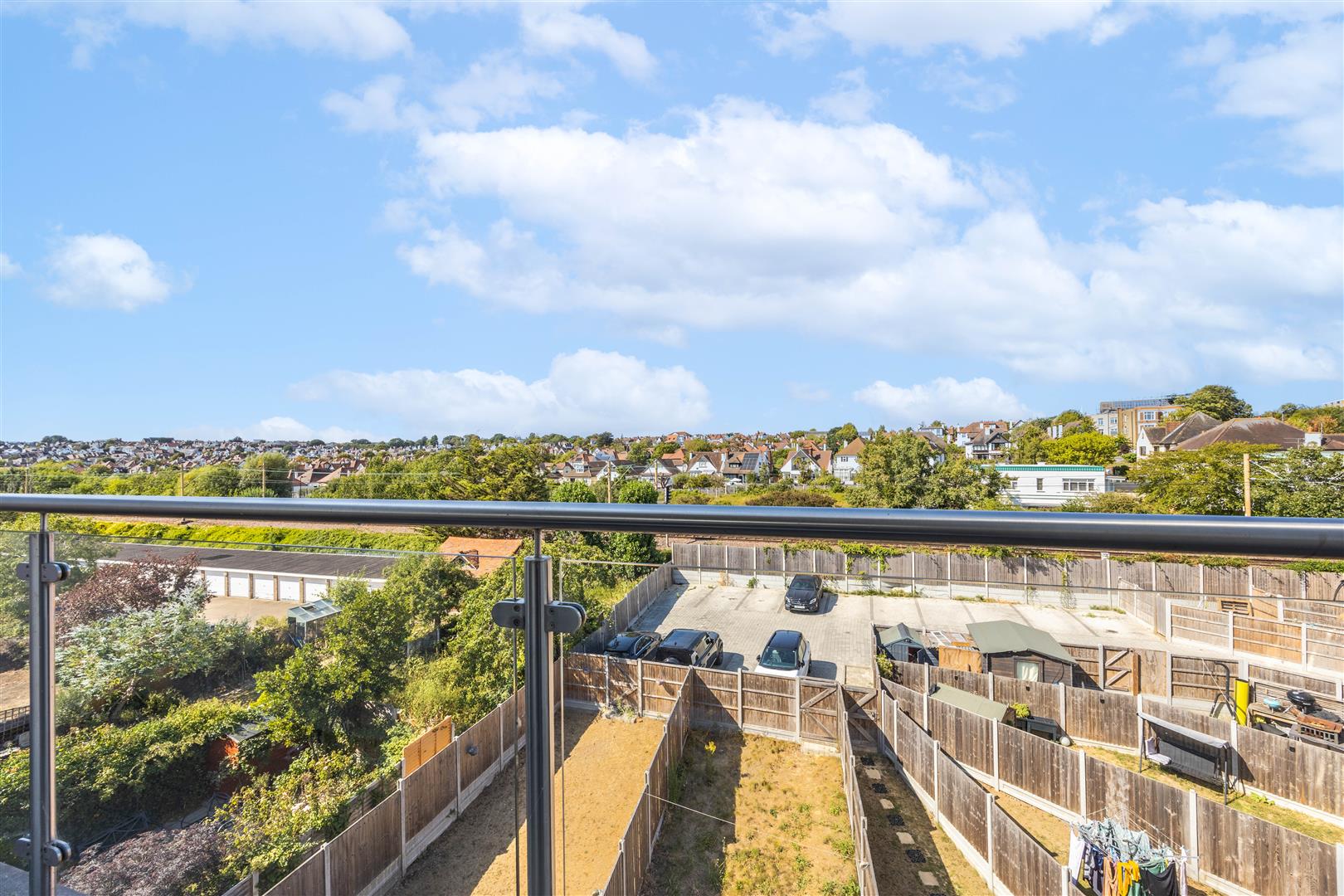 Rear Balcony View